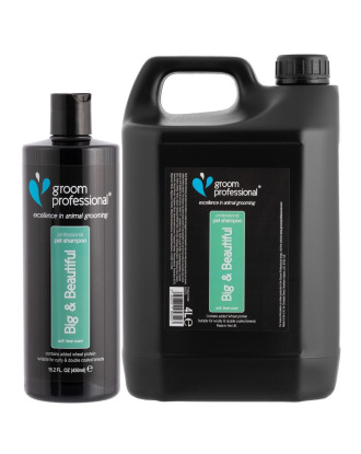 Groom Professional Big & Beautiful Volumising Shampoo - szampon do grubej, wełnistej i podwójnej szaty, koncentrat 1:12