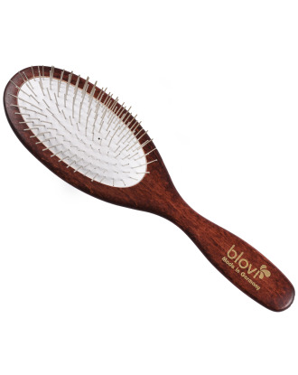 Blovi Red Wood Pin Brush - duża, owalna szczotka z krótkimi pinami 20mm