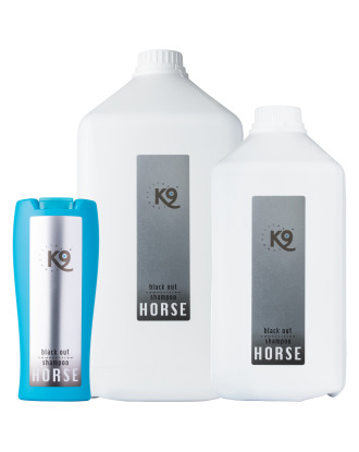 K9 Horse Black Out Shampoo - szampon dla koni, do ciemnej i czarnej sierści, koncentrat 1:10