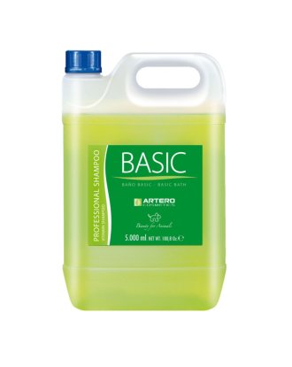 Artero Basic Shampoo 5L - szampon uniwersalny do 1go mycia, idealny dla groomera