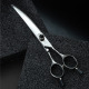 Jargem Curved Black Diamond Scissors - nożyczki groomerskie gięte, polerowane z czarnym diamencikiem