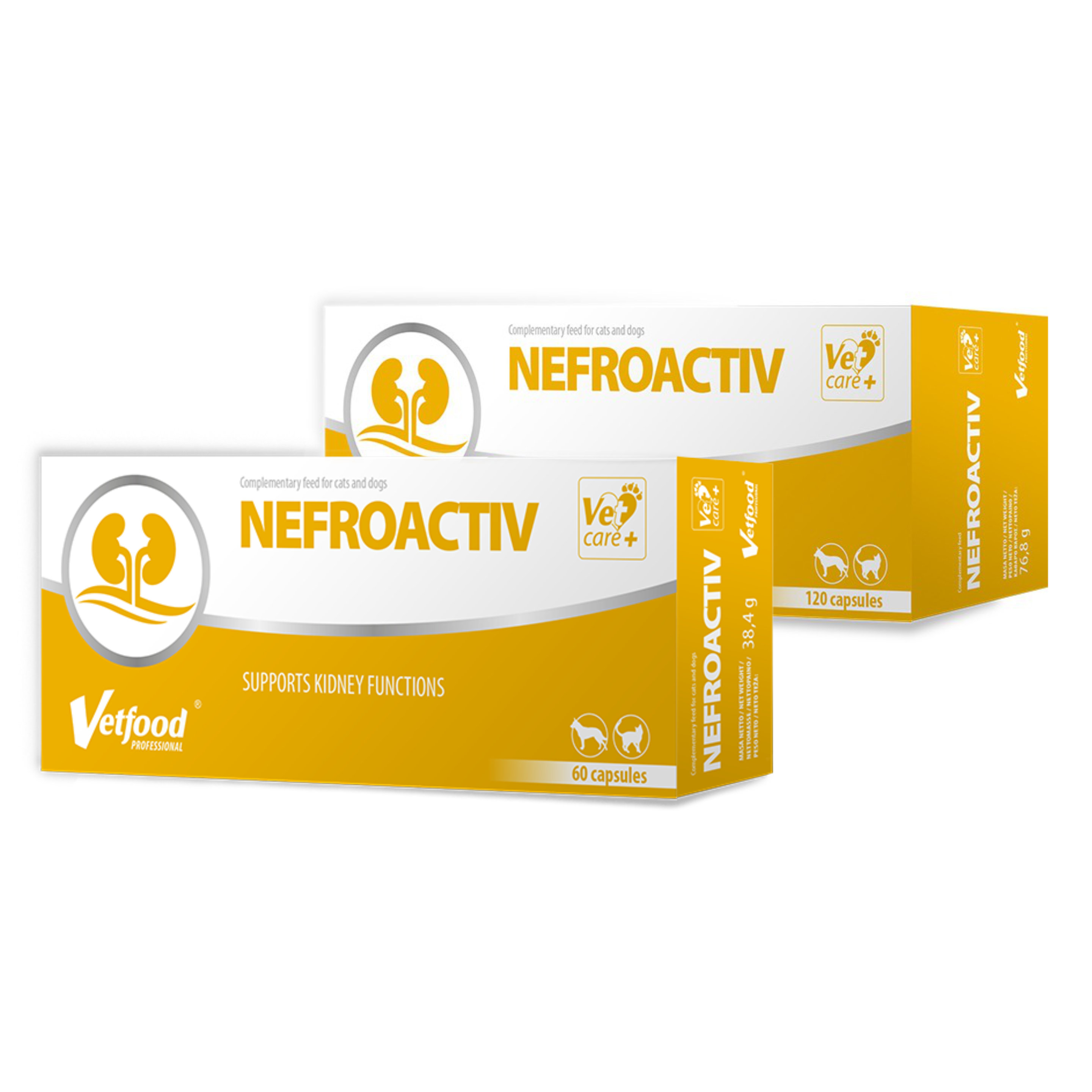 Vetfood NefroActiv - preparat wspierający pracę nerek, dla psa i kota